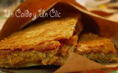 Empanada de atún y chorizo