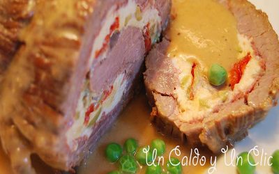Rollo de ternera relleno
