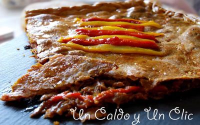 Empanada de ternasco de Aragón a la chilindrón