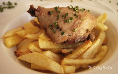 Pollo con patatas «sin mas»