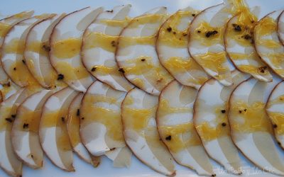Boletus en Carpaccio y con Longaniza