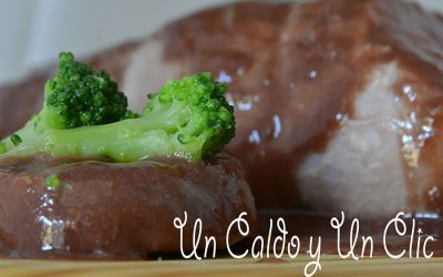Solomillo con salsa de vino tinto