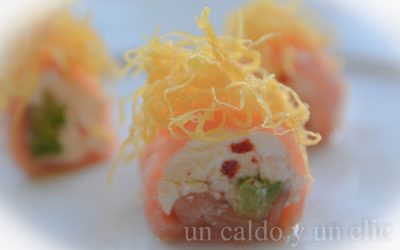 Rollo de Salmón ahumado