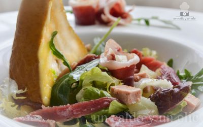 Ensalada de pera y pato
