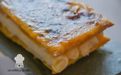 Pastel de yema tostada
