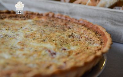 Quiche de beicon y queso