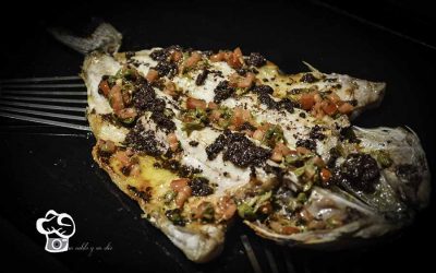 Lubina y rodaballo a la brasa