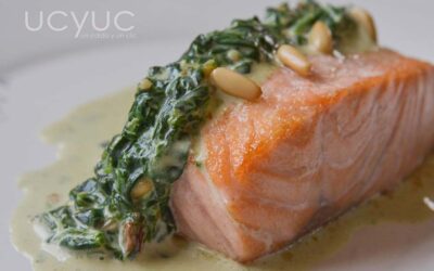 Salmón Noruego a la florentina