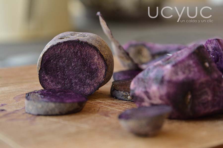 patatas violeta